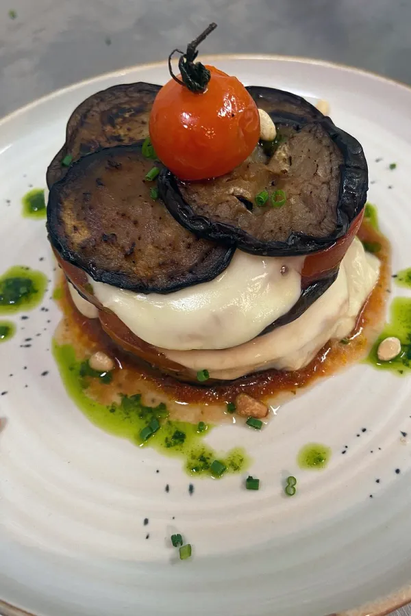 Millefeuille d'aubergines
